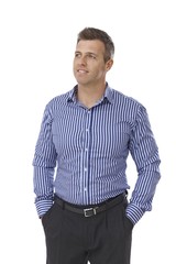 Fototapeta premium Portrait of handsome man