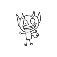 vector sketch halloween cartoon