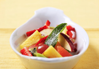 Bowl of fruit salad