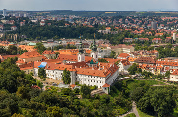 Fototapeta premium View of Basilica of the Assumption of Our Lady - Prague, Czech