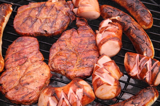 Fleisch auf dem Grill
