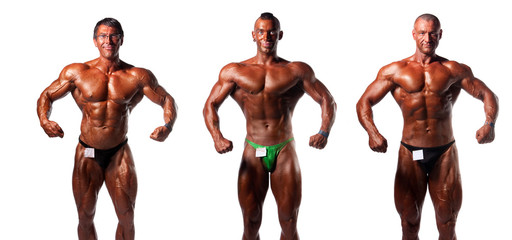 Fototapeta premium Bodybuilders posing
