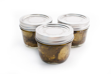 Small Jars of Pickles
