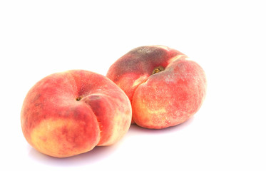 The peachs isolated