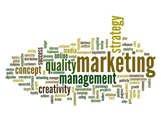 Conceptual business business word cloud