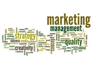 Fototapeta premium Conceptual business business word cloud