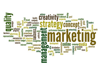 Conceptual business business word cloud