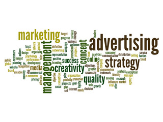Fototapeta premium Conceptual business business word cloud
