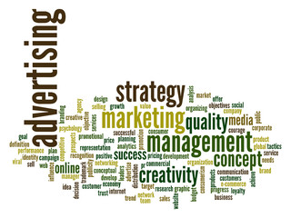 Conceptual business business word cloud