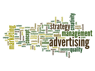 Conceptual business business word cloud