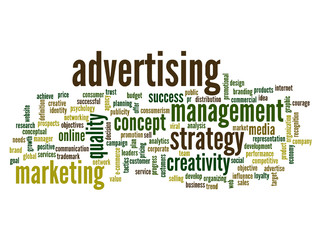 Conceptual business business word cloud