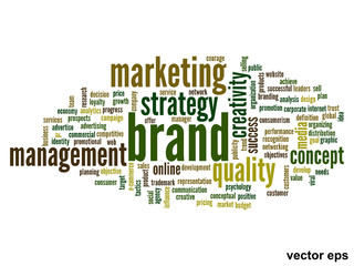 Vector conceptual business business word cloud