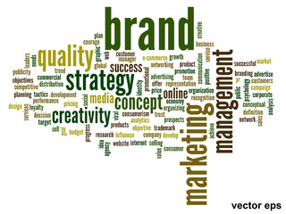 Vector conceptual business business word cloud