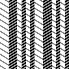 Cercles muraux Zigzag Motif plat sans couture géométrique, illusion 3d.