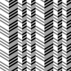 Papier Peint photo Zigzag Motif plat sans couture géométrique, illusion 3d.