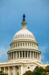 Fototapeta na wymiar United States Capitol building in Washington, DC