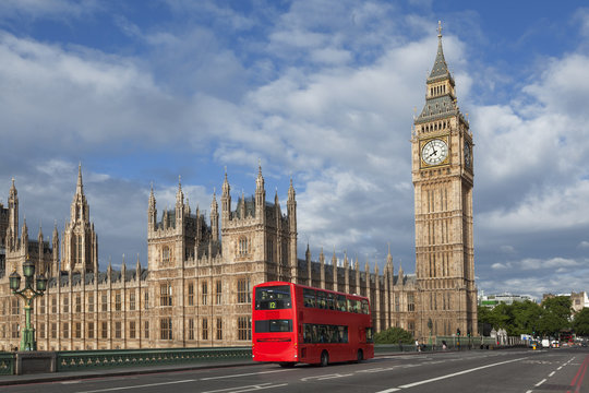 Fototapeta Big Ben abbaye de westminster Londres