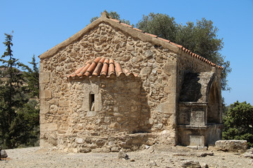 Fototapeta na wymiar Ayios Georgios Kapelle, Kreta