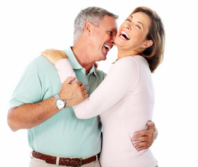 Senior couple portrait.