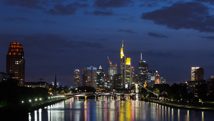 Obraz premium Skyline Frankfurt