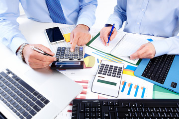 Business team working in the office.