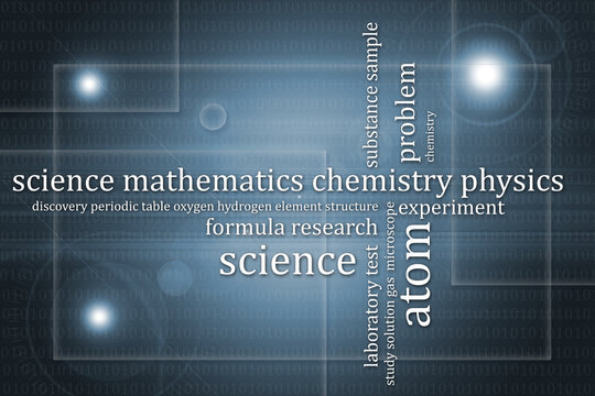 Abstract background science theme