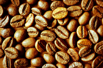 Coffee beans background