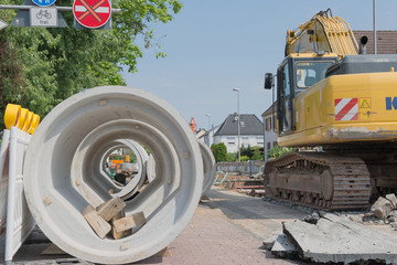 Kanalbauarbeiten