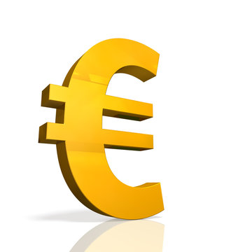 Icon of currency symbol of the Euro.