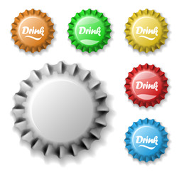 Bottle cap set