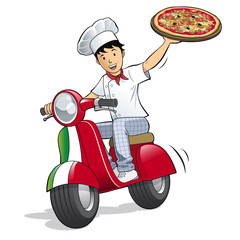 Livreur de pizza - Livraison - Pizzeria - 55316680