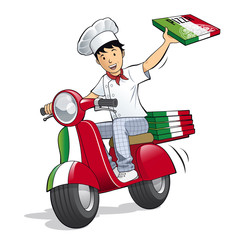 Livreur de pizza - Livraison - Pizzeria - 55316690