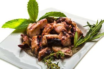 Grilled octopus