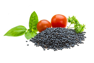 Black lentils