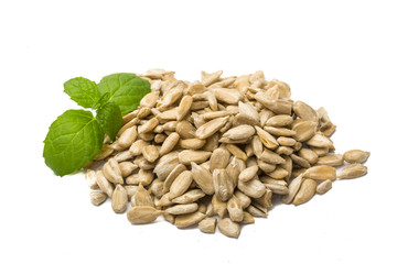 Sunflower seeds with mint