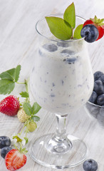Blueberry smoothie