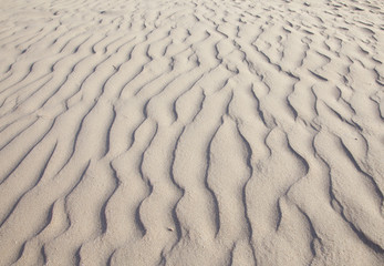 Close up of structure of sand at beach