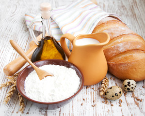 milk and bread