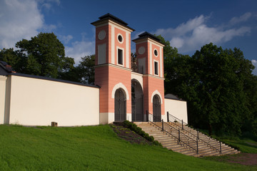 Fototapeta na wymiar Place of pilgrimage in Jaromerice u Jevicka
