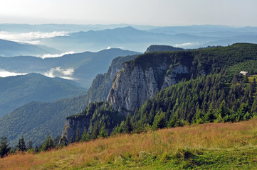 Fototapeta premium Ceahlau massif, Eastern Carpathians, Moldova, Romania