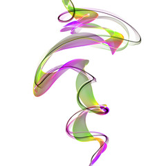 abstract colorful waves