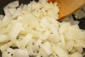 Cooking Chopped Onions