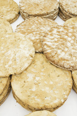 Flour and stuffed cookies