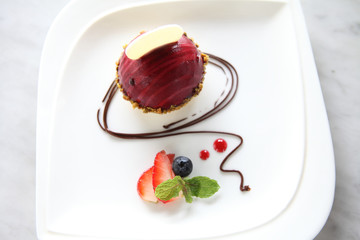 blueberry moose cheese cake