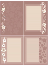 postcard with flowers