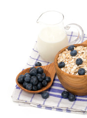 Blueberries and oats