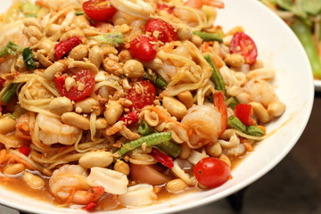 spicy papaya salad