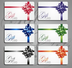 Gift card set.Different nominations.