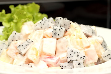 mixed fruit salad mixed whipped topping