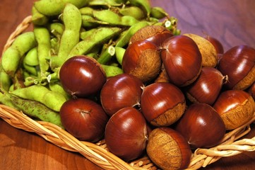 枝豆と栗